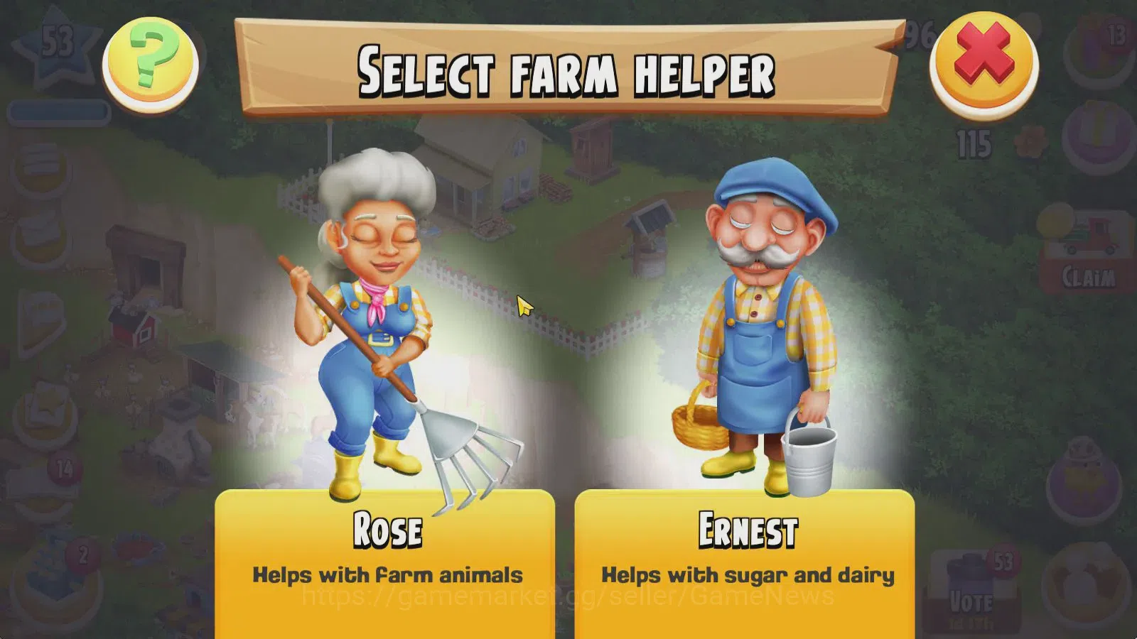 Hay Day Accounts Level 53 | Barn Storage 3000 + Silo Storage 800 |  image 14