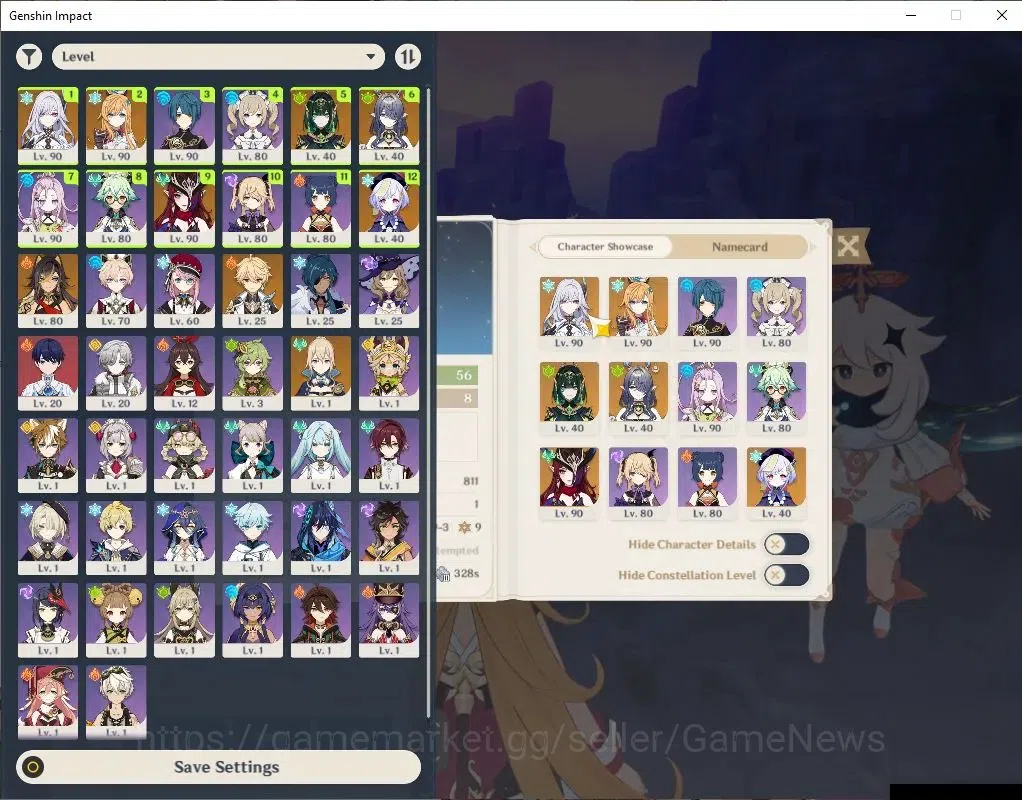 Genshin Impact Accounts ASIA|AR 56|5 Limit+3(*5WeP)Skirk Semi Prime|Skirk+ image 1
