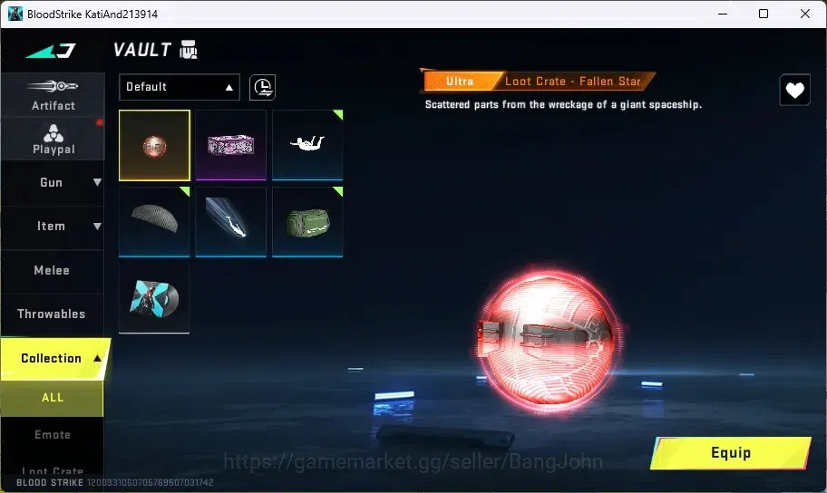 Blood Strike Accounts Others ASIA | 1 ULTRA GUN: M700-Boitatá | 1 ULTRA Guns |2 LEGENDARY GUN | 1 EPIC Name Changing Card 6