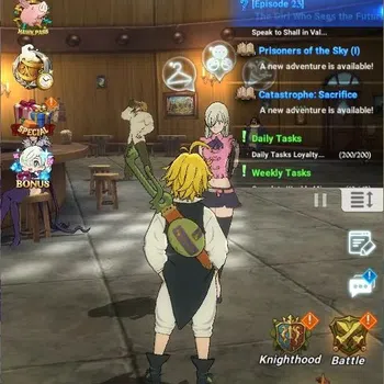 The Seven Deadly Sins: Grand Cross Accounts Endgame Global|4.5M Power|2019 Dia|5LR+10UR(NeMeliodas,Gowther,Ban,Meresca