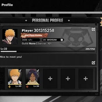 BLEACH: Soul Resonance Accounts NUVERSE SEA|Lvl 22|2 SSR|Ichigo Dual Zangetsu + Signature,Yoruichi Shihohin|10 SR