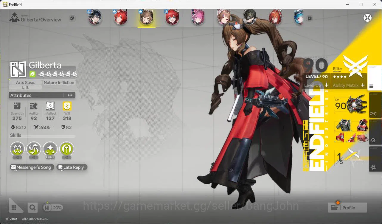 Arknights: Endfield Accounts ASIA | lv 53 LAEVATAIN, GILBERTA, YVONN, Ardelia,  image 12