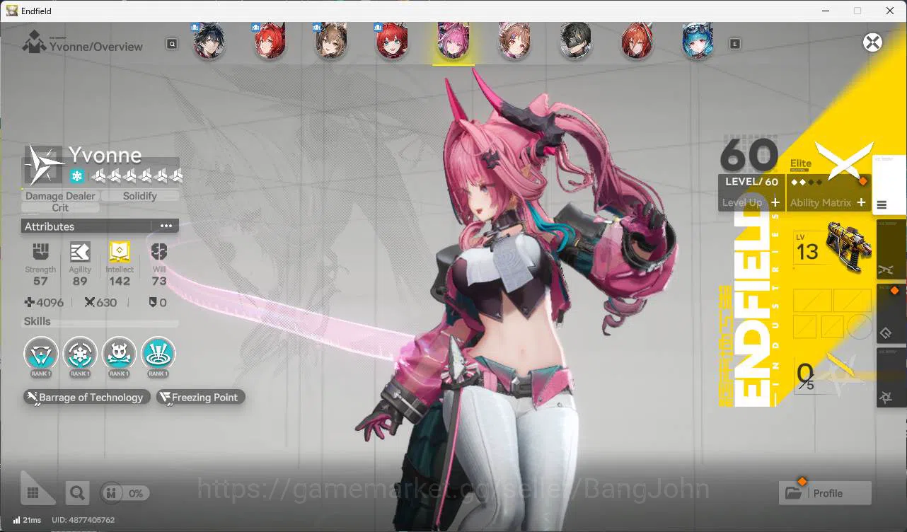 Arknights: Endfield Accounts ASIA | lv 53 LAEVATAIN, GILBERTA, YVONN, Ardelia,  image 14