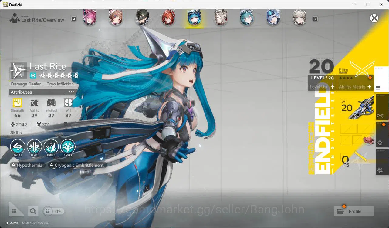 Arknights: Endfield Accounts ASIA | lv 53 LAEVATAIN, GILBERTA, YVONN, Ardelia,  image 17