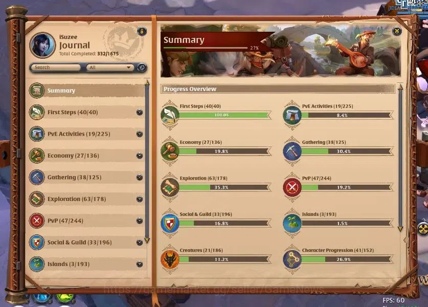 Albion Online Accounts ASIA | 4,33M Total Fame - 21M Silver | T8 Ore Mine image 12