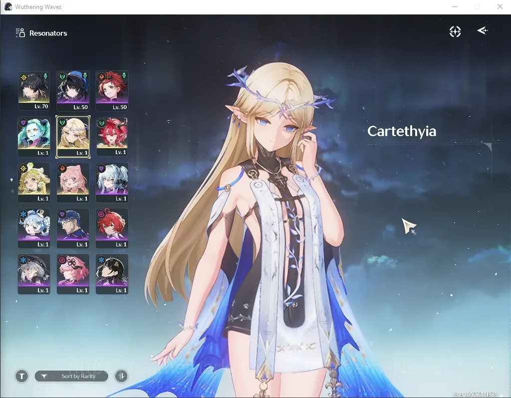 Wuthering Waves Accounts Starter EU|UL 45|3 Limited|15k Astrite+114 Lustrous Tide|(Carthetyia & Ciaccona)+Sign 1