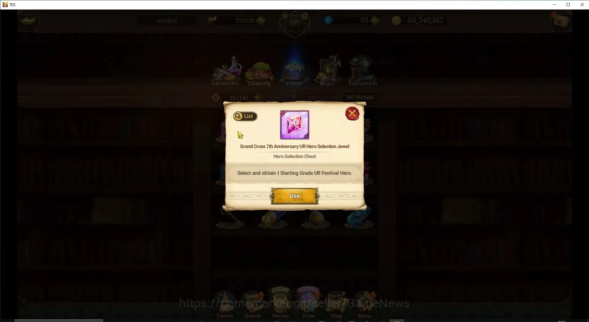 The Seven Deadly Sins: Grand Cross Accounts ASIA|661K CC|1 UR Selector|1 seventh Spring Box|1  image 14
