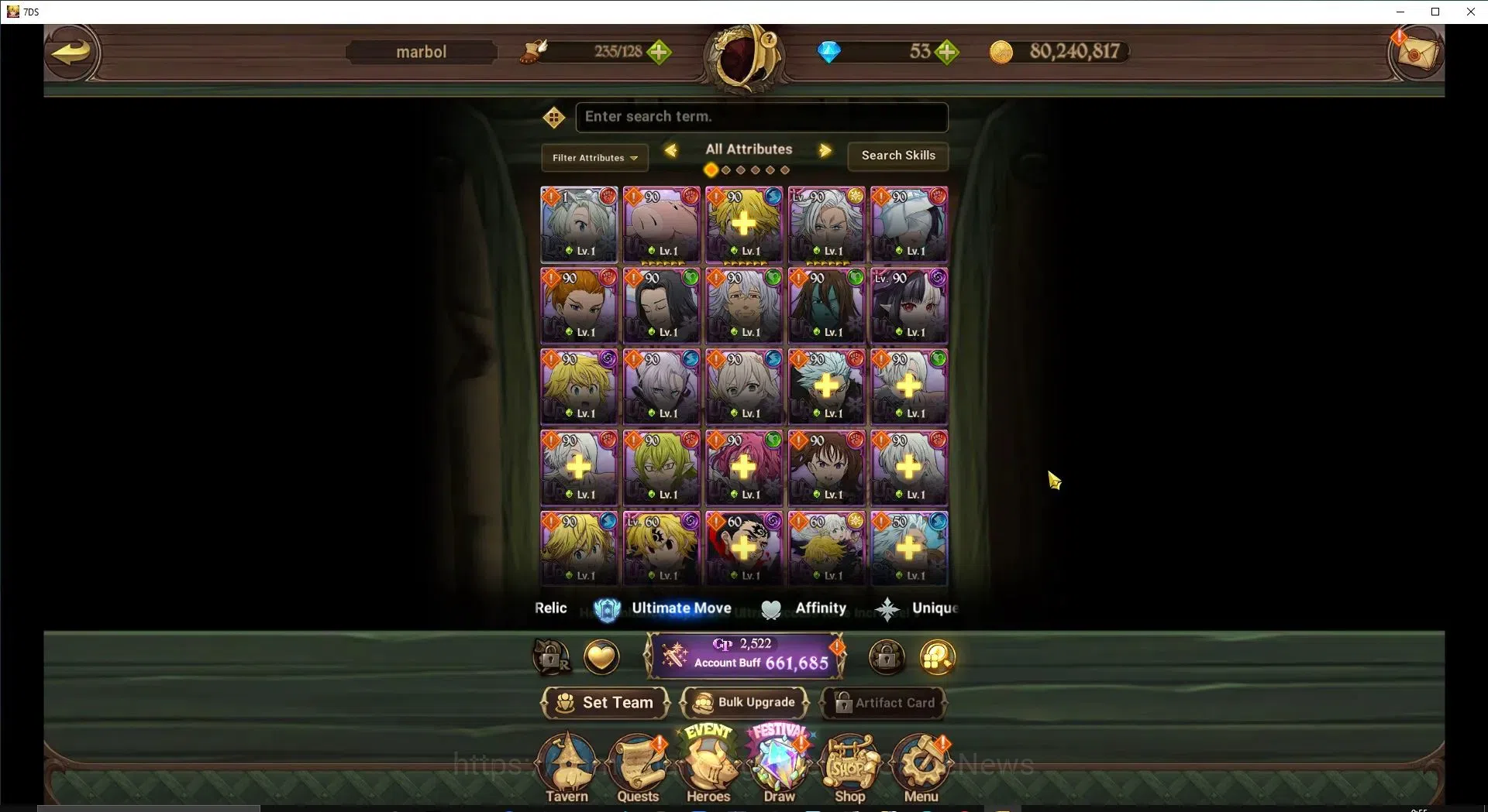 The Seven Deadly Sins: Grand Cross Accounts ASIA|661K CC|1 UR Selector|1 seventh Spring Box|1  image 4