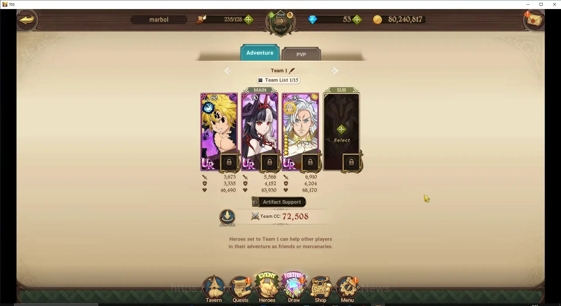 The Seven Deadly Sins: Grand Cross Accounts ASIA|661K CC|1 UR Selector|1 seventh Spring Box|1  image 6