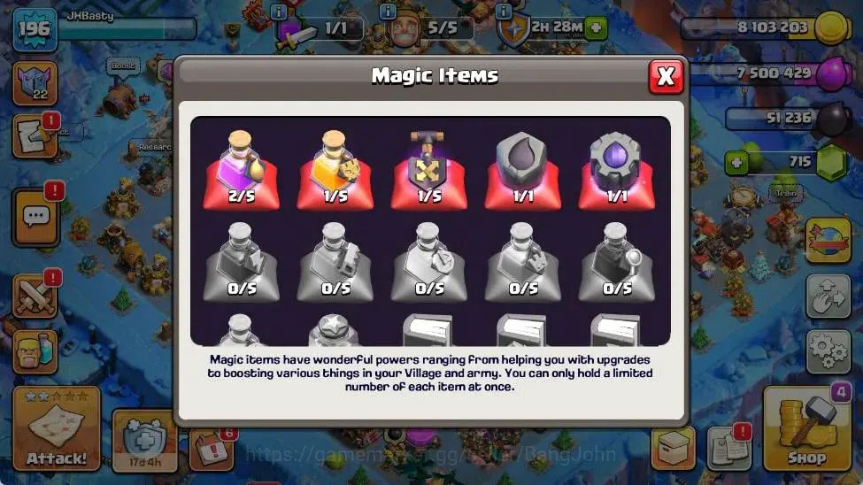 Clash of Clans Accounts Global | TH 16-BH 9 | LVL 196|HH 9|AQ 88,MP 42 ,GW image 3