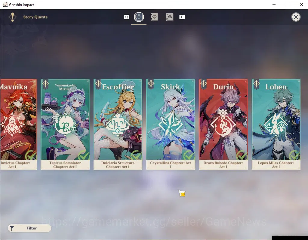 Genshin Impact Accounts Others ASIA|AR 58|10 Limited + 5 (*5 Weapon)|Yoimiya+Sign,Ayaka 19