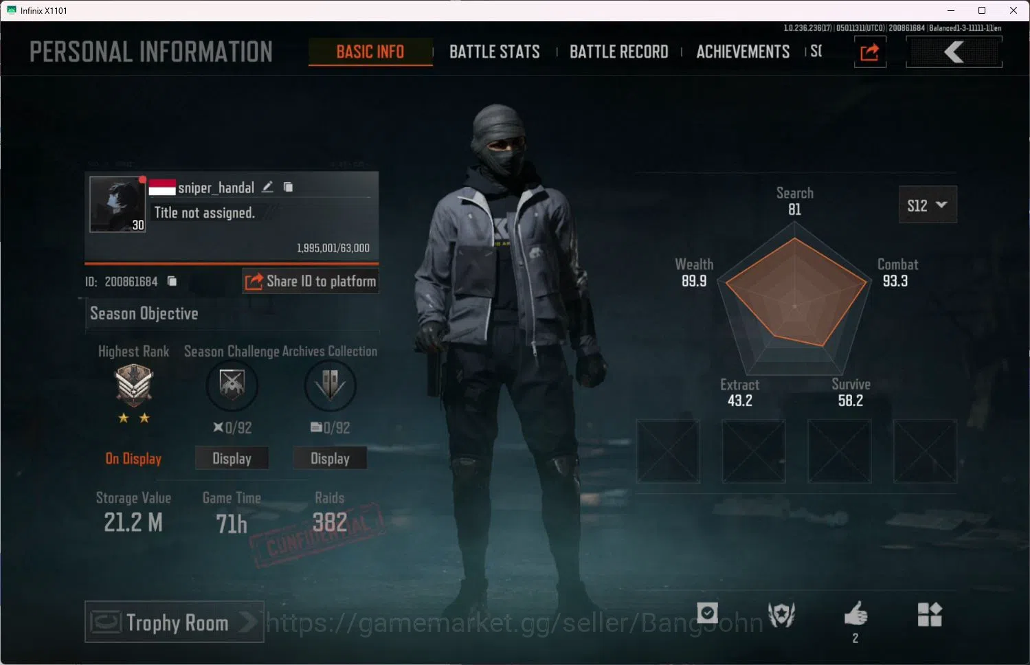 Arena Breakout Accounts MOBILE|lvl 30, SV 21,2M CV 5,8M|MORE SKIN,DECREE L image 1
