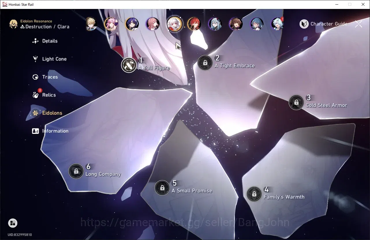 Honkai Star Rail Accounts ASIA | TL 70 | 12 LIMIT | THE HERTA | DAN HENG | C image 12
