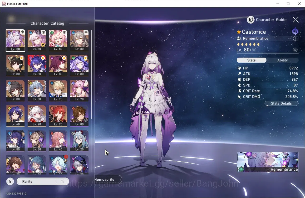 Honkai Star Rail Accounts ASIA | TL 70 | 12 LIMIT | THE HERTA | DAN HENG | C image 15