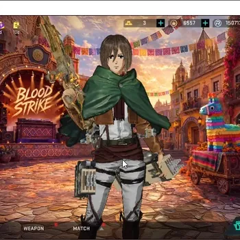 Blood Strike Accounts Collab Skin ASIA|6 Eternal Zero,Vector,Kar98k,UMP45|Melee Zanpakuto,Sword,Dual Blade|Collab 2 AoT S2,2