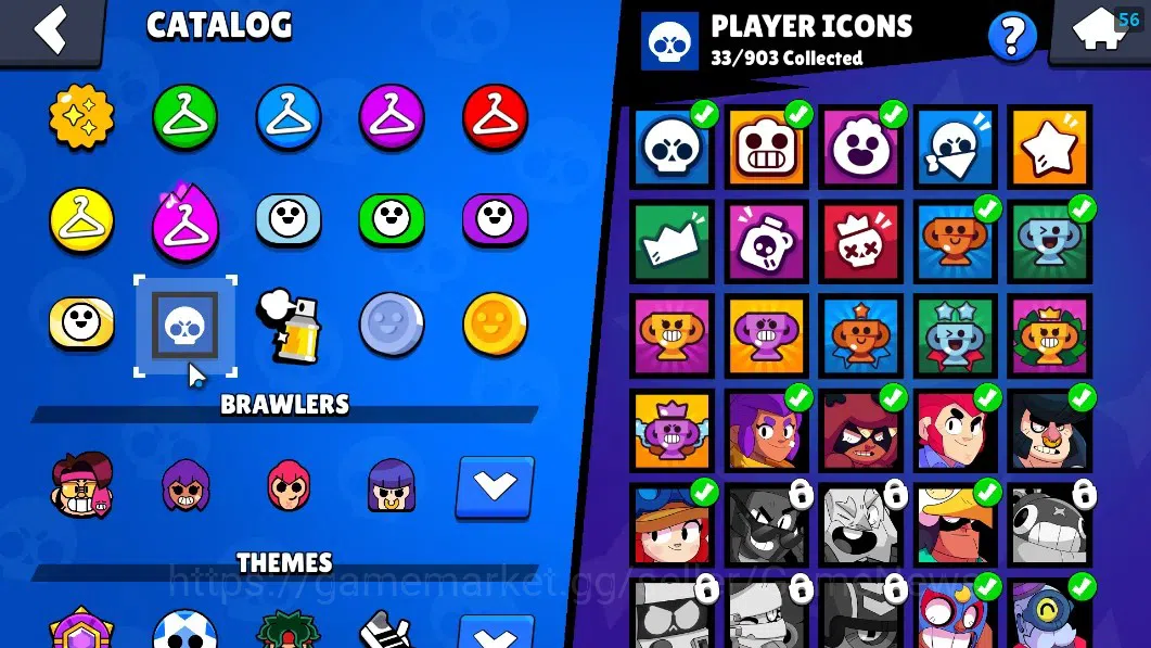 Brawl Stars Accounts 1275 Trophy|18 Brawlers 3 Max (Edgar,Jae-Yong,Star image 15