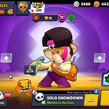 Brawl Stars Accounts 1275 Trophy|18 Brawlers 3 Max (Edgar,Jae-Yong,Star image 1