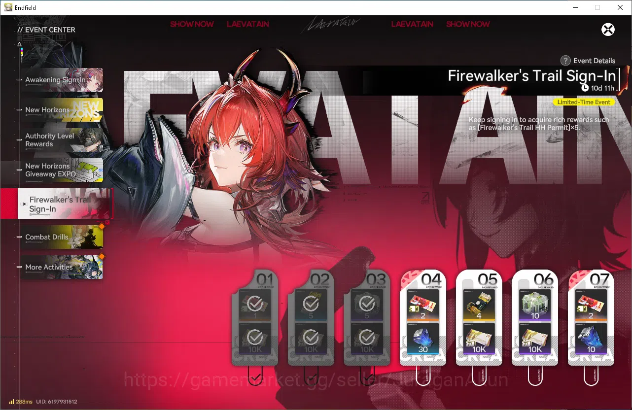Arknights: Endfield Accounts NA/EU|Fresh Starter, Day 3|Meta SSR Ember, Ardelia + 6 SR Character|4 SR Weapon + 1540 2