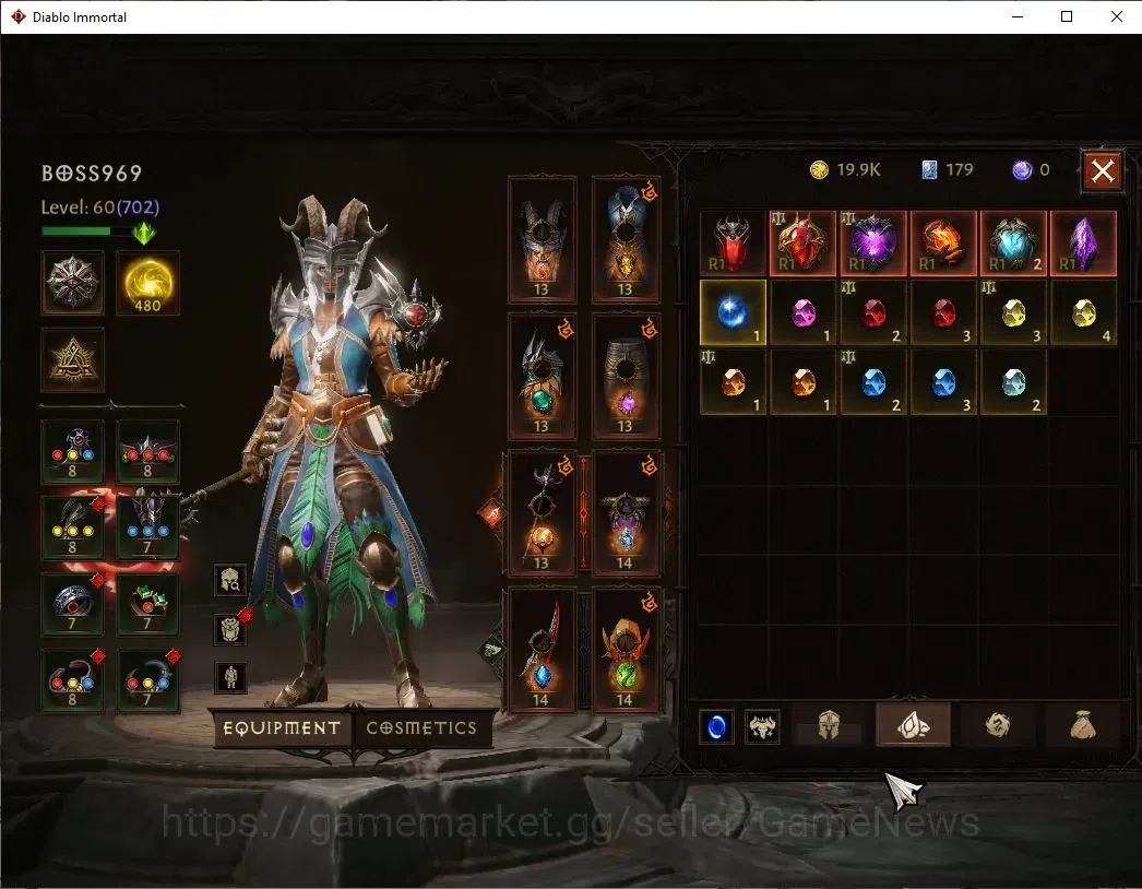 Diablo Immortal Accounts SEA-Verathiel|CS ON|Lv60(702)|Wizard|CR 40K|Reso 4 image 7