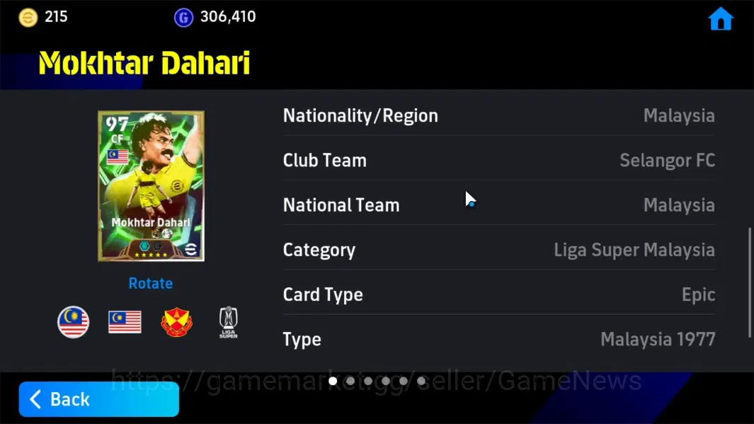 eFootball Accounts Android|Epic Johan Cruyff,Steven Gerrard,Mokhtar D image 15