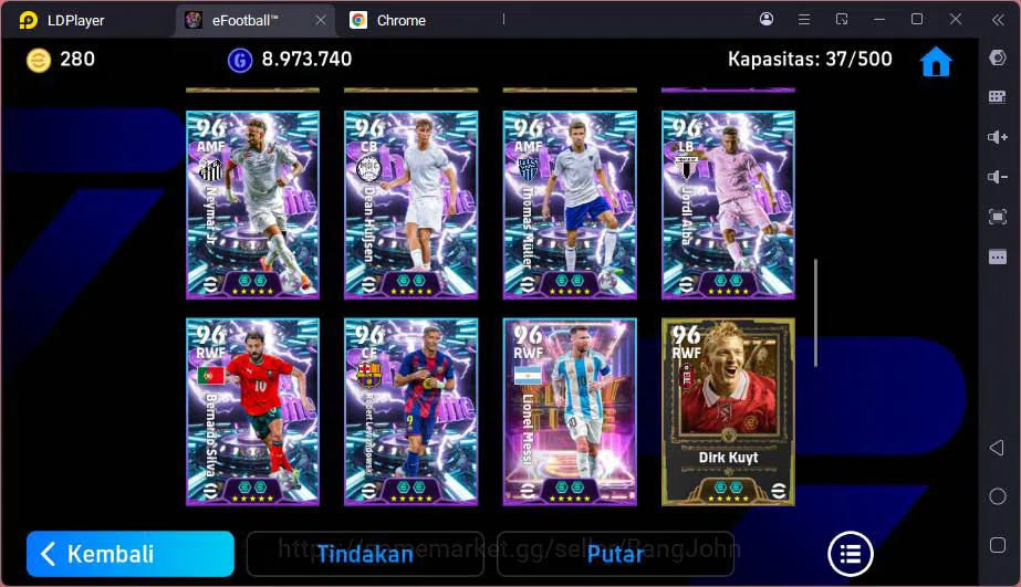 eFootball Accounts Mobile|Power 3221|Many epic & Showtime card|Virgil image 4