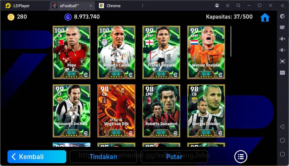 eFootball Accounts Mobile|Power 3221|Many epic & Showtime card|Virgil image 6