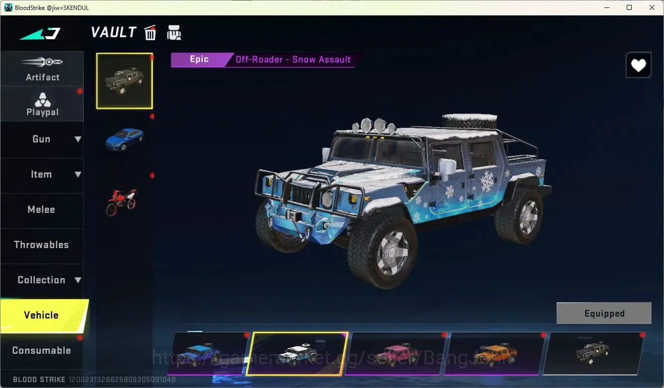 Blood Strike Accounts ASIA | 5 Collab Skins | 5 Limited Skins | 10 Legen image 13