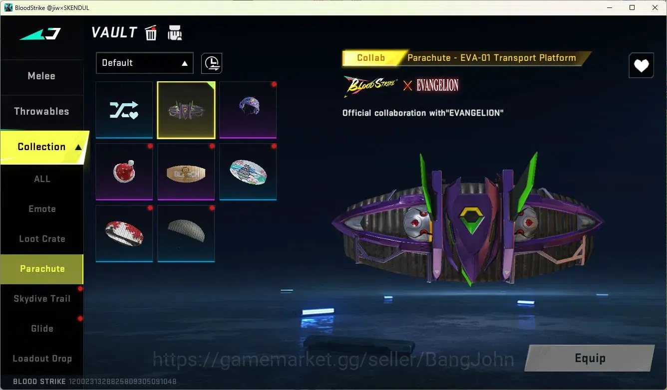 Blood Strike Accounts ASIA | 5 Collab Skins | 5 Limited Skins | 10 Legen image 16