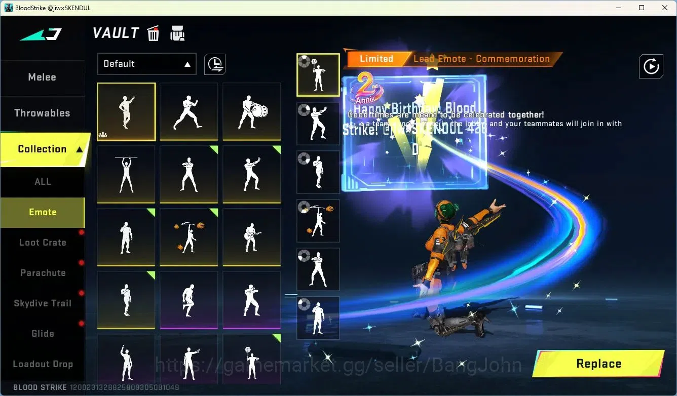 Blood Strike Accounts ASIA | 5 Collab Skins | 5 Limited Skins | 10 Legen image 18