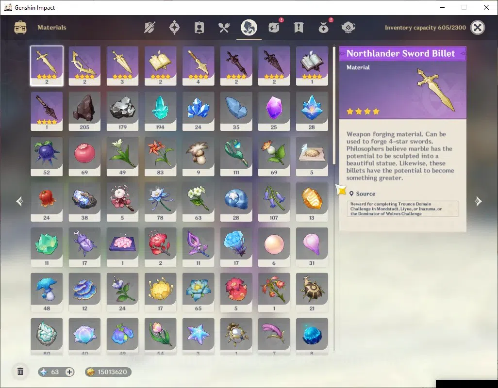 Genshin Impact Accounts ASIA|AR 50 Can Ascend|4 Limited + 4 (*5Weap)|CynoC image 10