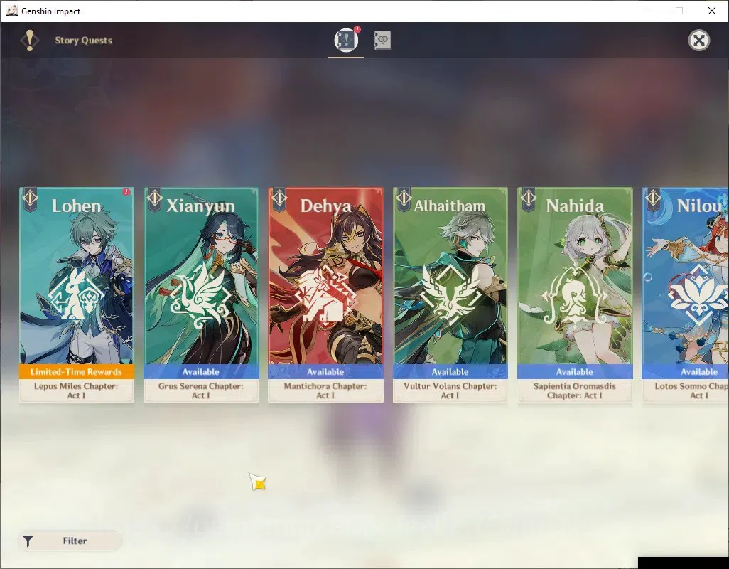 Genshin Impact Accounts ASIA|AR 50 Can Ascend|4 Limited + 4 (*5Weap)|CynoC image 18