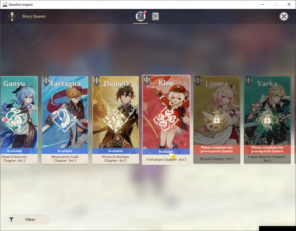 Genshin Impact Accounts ASIA|AR 50 Can Ascend|4 Limited + 4 (*5Weap)|CynoC image 19