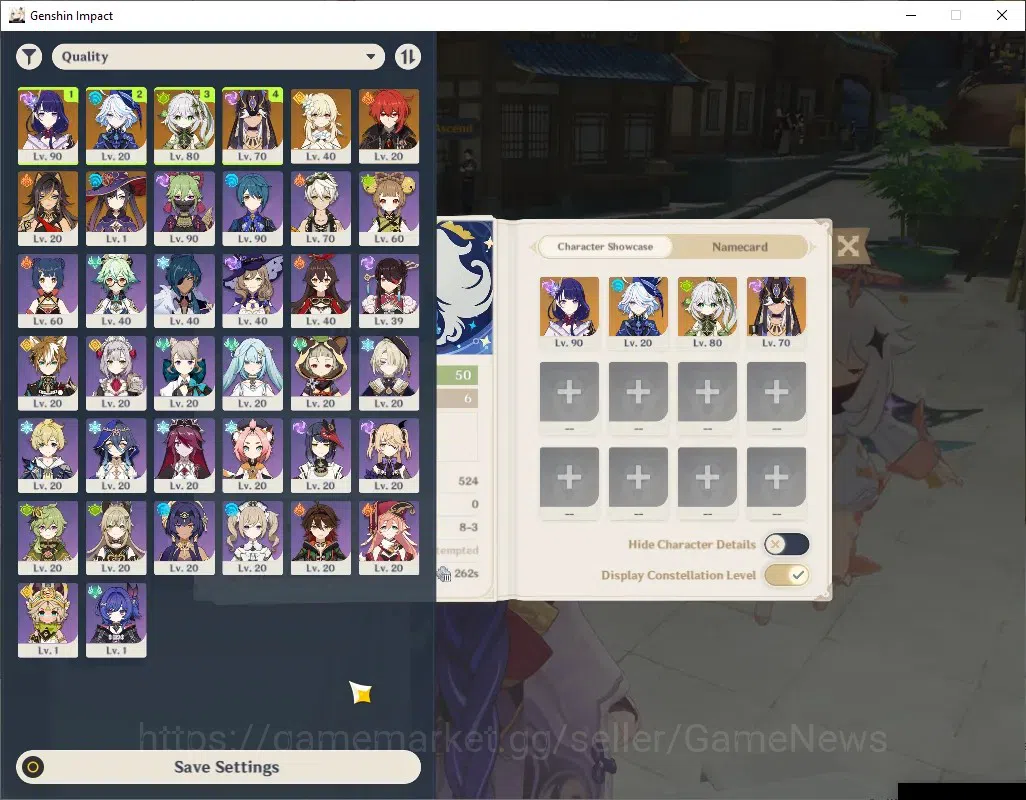 Genshin Impact Accounts ASIA|AR 50 Can Ascend|4 Limited + 4 (*5Weap)|CynoC image 2