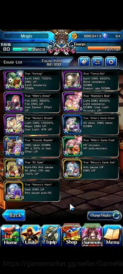 Grand Summoners Accounts Global|Rank 80|10 Ascend+2 TW|(Roy,Kamijo,2x S Chl image 6