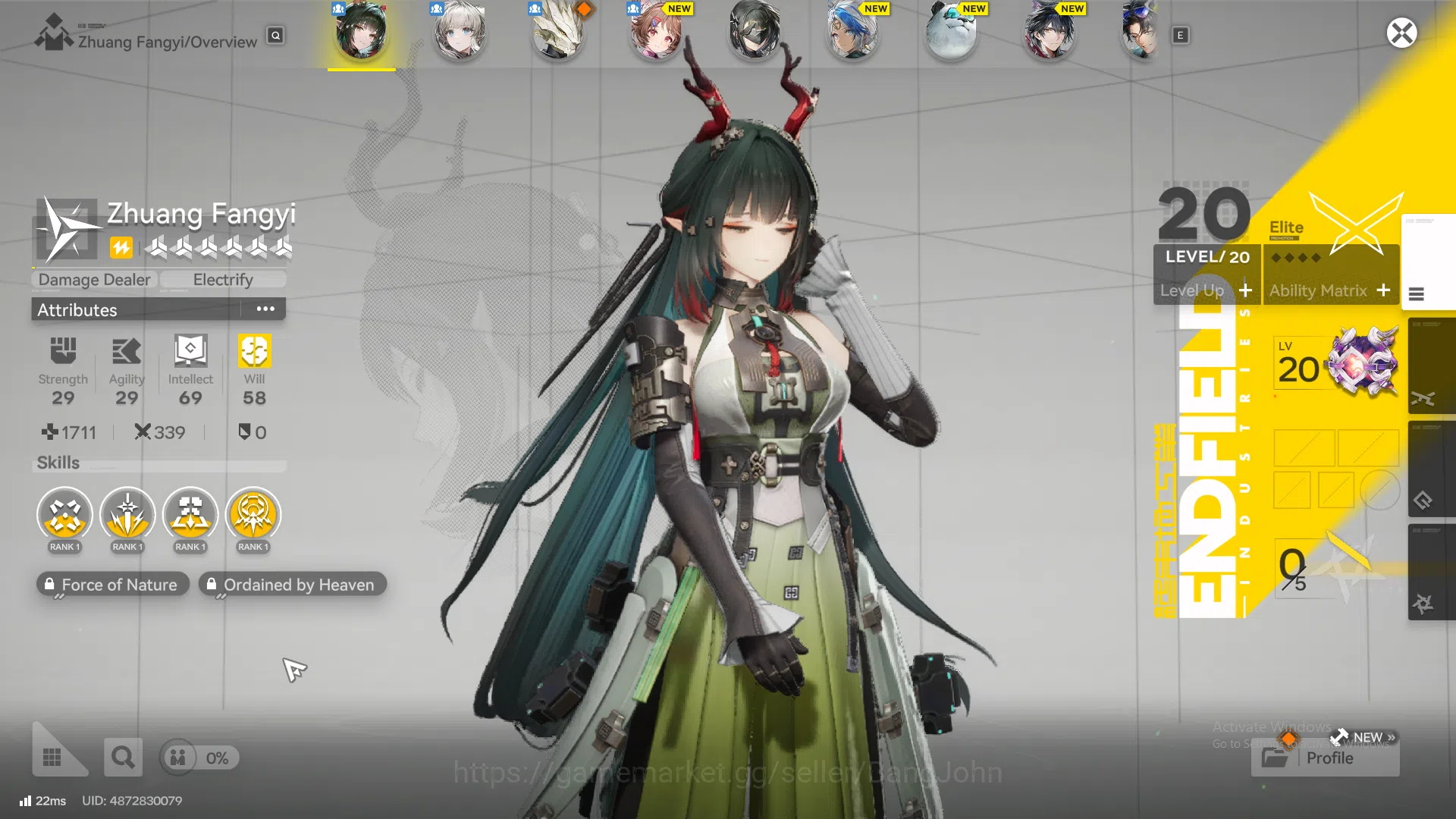 Arknights: Endfield Accounts NA EU | ASIA Starter | NA EU Limit Zhuang Fangyi | image 6