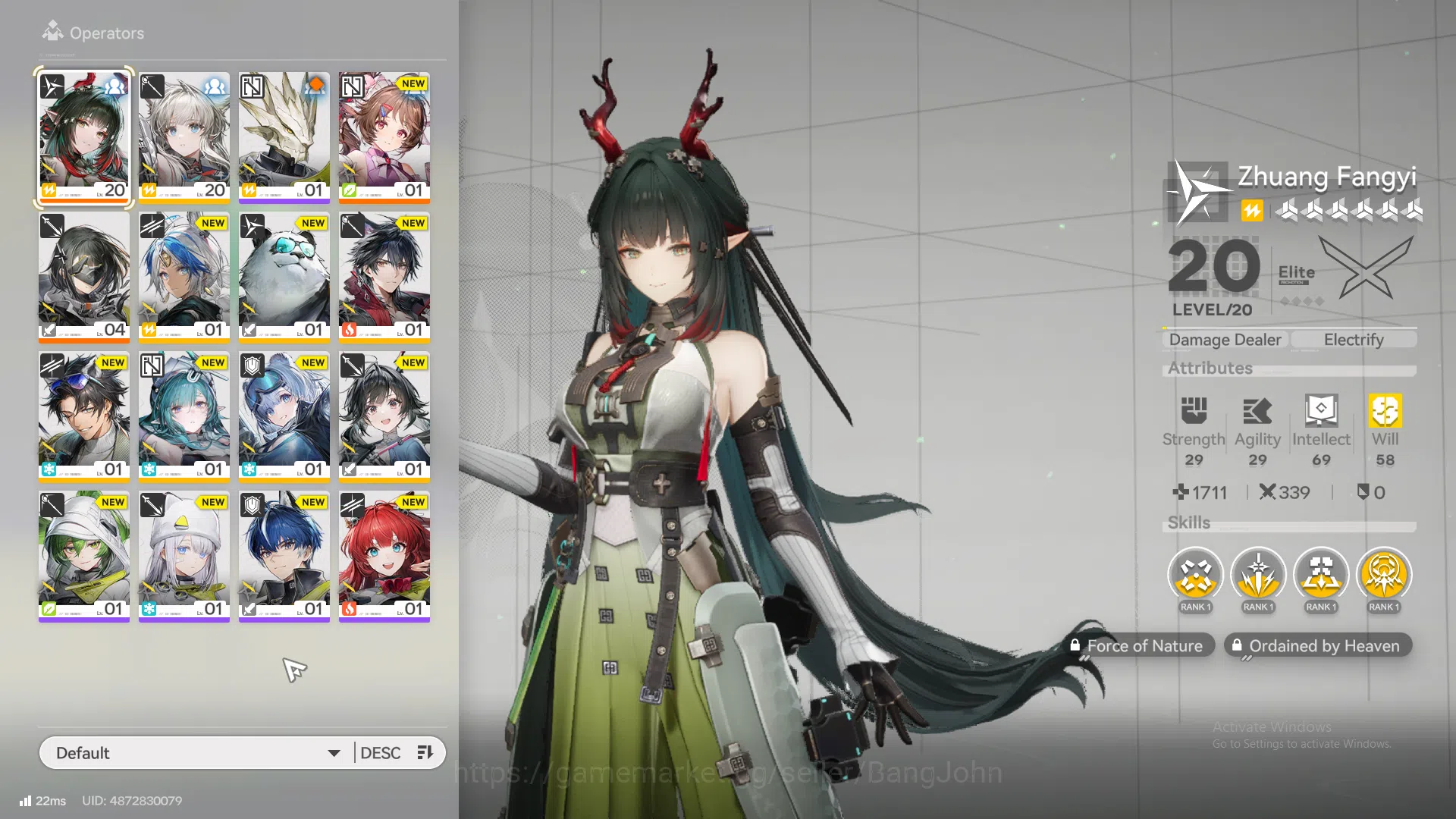 Arknights: Endfield Accounts NA EU | ASIA Starter | NA EU Limit Zhuang Fangyi | image 7