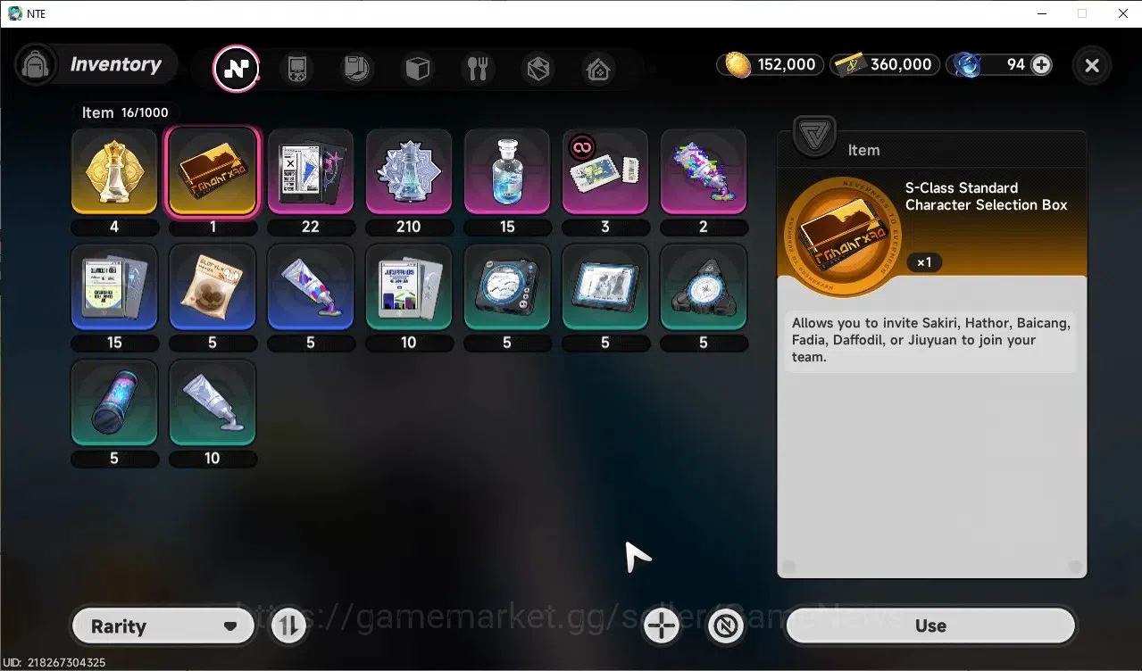Neverness to Everness Accounts GLOBAL Europe|HL 3|1 S-Class Hotori + Skin|1 S-Cla image 10