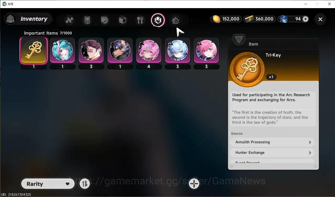 Neverness to Everness Accounts GLOBAL Europe|HL 3|1 S-Class Hotori + Skin|1 S-Cla image 13