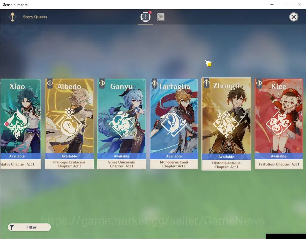 Genshin Impact Accounts ASIA|AR 43|BD Unset|1 Limited + 2(*5 Standard)|Ski image 10