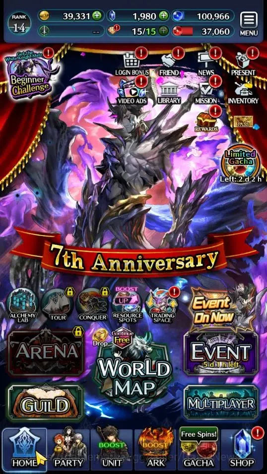 Last Cloudia Accounts GLOBAL|Rank 14|Top Tier Unit [Demon Lord Judecca-S image 5