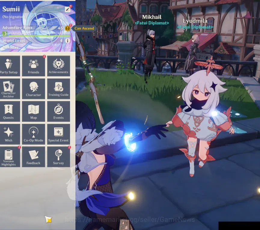 Genshin Impact Accounts ASIA |AR 45|PremTeam[Skirk,Escoffier,Citlali,Yelan image 2