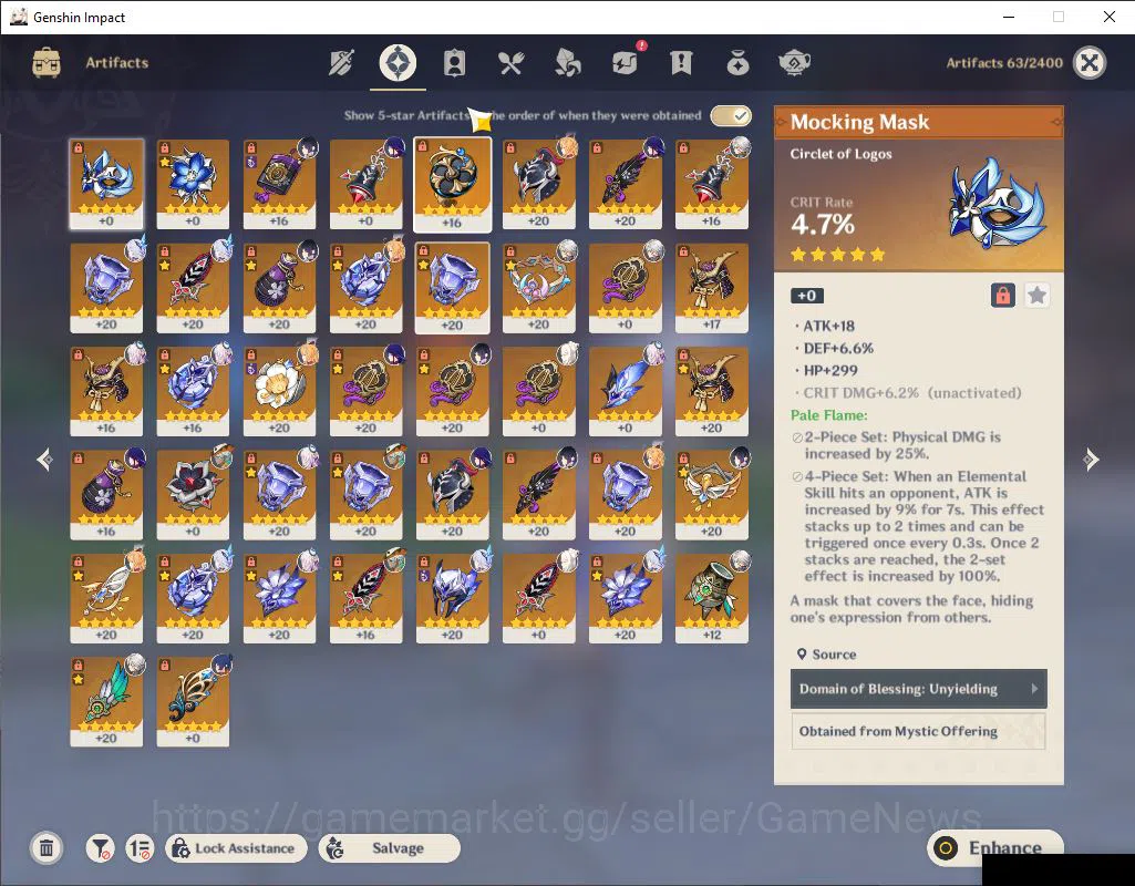 Genshin Impact Accounts ASIA |AR 45|PremTeam[Skirk,Escoffier,Citlali,Yelan image 4