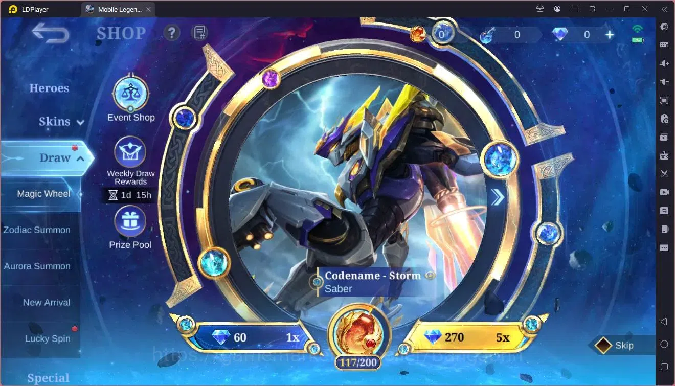 Mobile Legends: Bang Bang Accounts Global|Hero 132|Skin 271|Renowned|KOF Karina|TFM R image 15