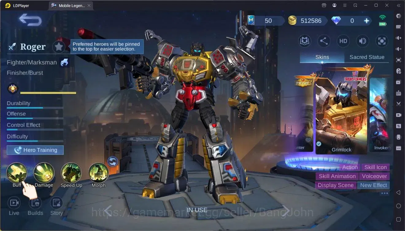 Mobile Legends: Bang Bang Accounts Global|Hero 132|Skin 271|Renowned|KOF Karina|TFM R image 17