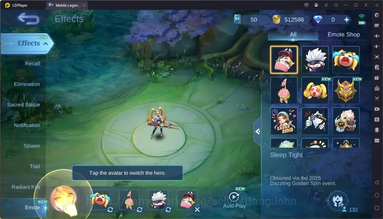 Mobile Legends: Bang Bang Accounts Global|Hero 132|Skin 271|Renowned|KOF Karina|TFM R image 6