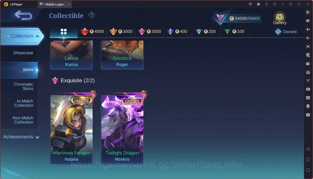 Mobile Legends: Bang Bang Accounts Global|Hero 132|Skin 271|Renowned|KOF Karina|TFM R image 8