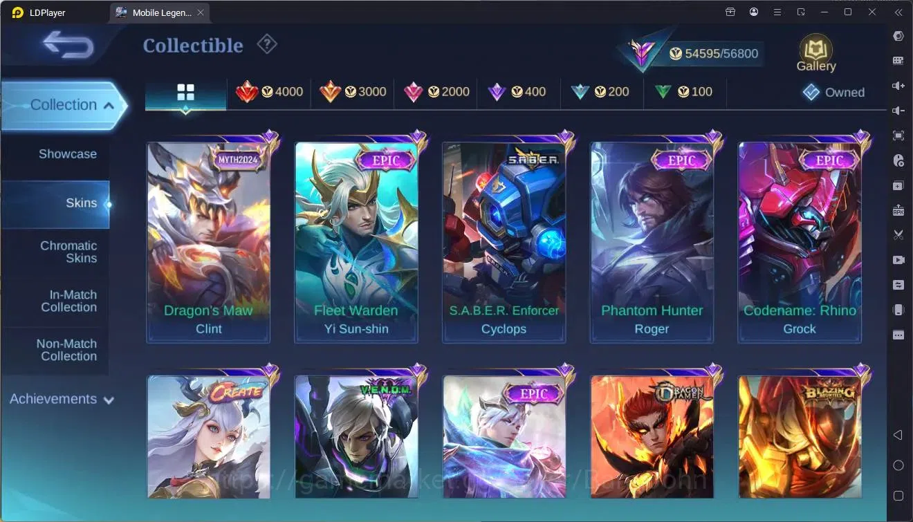 Mobile Legends: Bang Bang Accounts Global|Hero 132|Skin 271|Renowned|KOF Karina|TFM R image 9