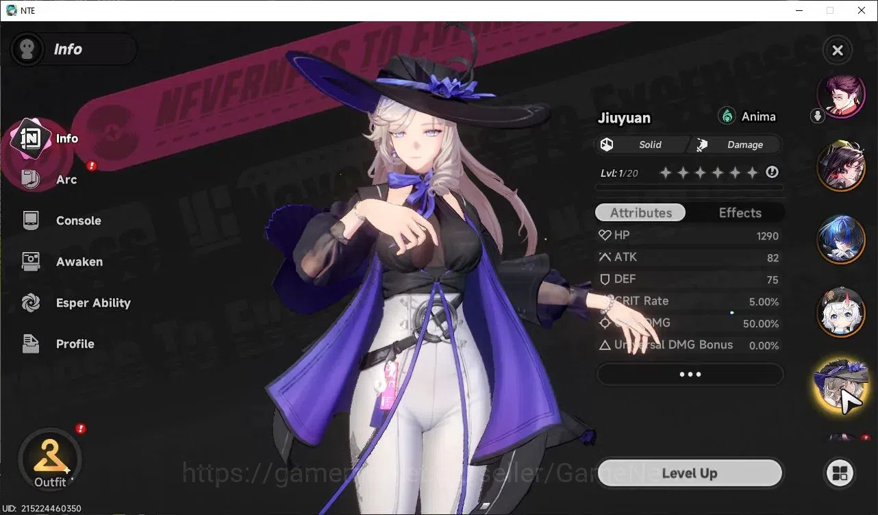 Neverness to Everness Accounts Global EU |HL 3| 4 SSR Hotori, Jiuyuan, Sakiri, Da image 4