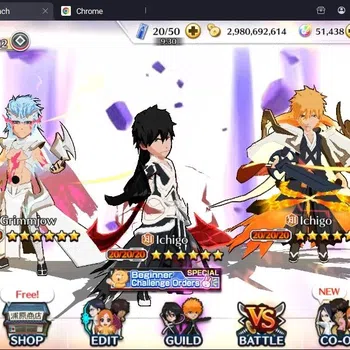 Bleach: Brave Souls Accounts High-End GLOBAL|973K BP+50k