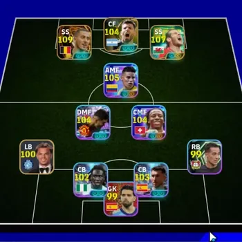 eFootball Accounts Legends & Iconic Players Android|Power 3204|BigTime Eden Hazard|7Epic Gareth Bale,Sergio Aguero,Daniele
